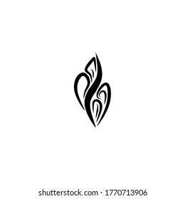 Tattoo tribal vector designs sketch. Simple logo. 