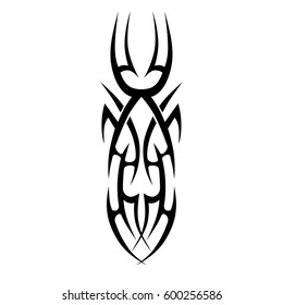 Tribal Tattoo Arm Vector Sleeve Design Stock Vector (Royalty Free ...