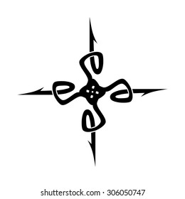 Tattoo tribal vector designs. Tribal tattoos. Art tribal tattoo. Isolated vector sketch of a tattoo. Idea for design. Creative tattoo ornament vector.