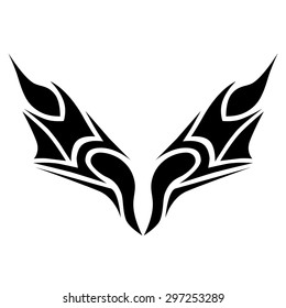 Tattoo Tribal Vector Waist Design Single Stock Vector (Royalty Free ...