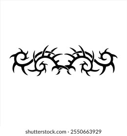 Arte gráfico de la computadora del Vector del tatuaje