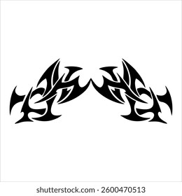 Tattoo vector illustration computer graphic