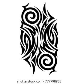 tattoo vector tribal pattern, abstract tattoos art designs ideas – tribal tattoo pattern vector illustration