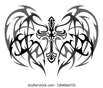 7,979 Angel wings cross Images, Stock Photos & Vectors | Shutterstock