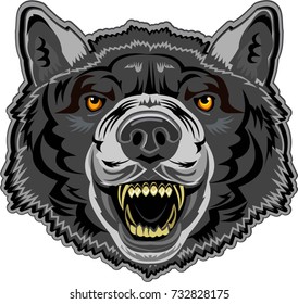 Tattoo Wolf head 