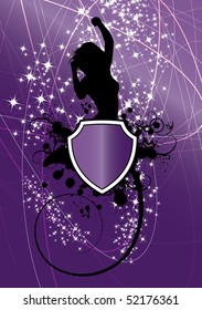Tattoo woman background