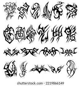 tattoo world or tattoo wall art vector illustration