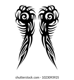 tattoos art ideas sleeve designs – tribal tattoo pattern vector illustration