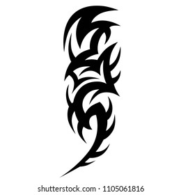 Vector Illustration Dragon Tattoo Design Black Stock Vector (Royalty ...