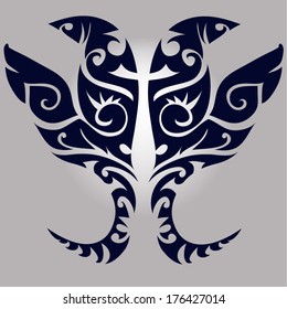 Tattoos Demon,Giants.vector