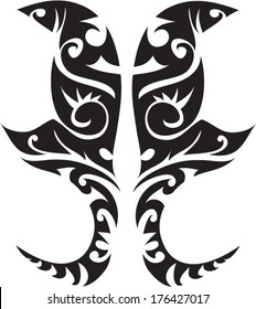 Tattoos Demon,Giants.vector
