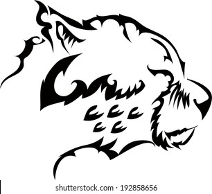 Silhouette Lion Stock Vector (Royalty Free) 644029663 | Shutterstock