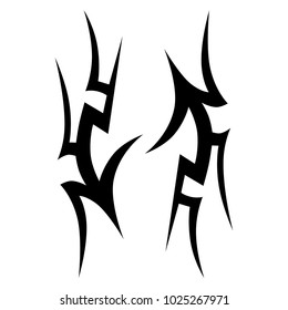 tattoos ideas designs – tribal tattoo pattern vector illustration