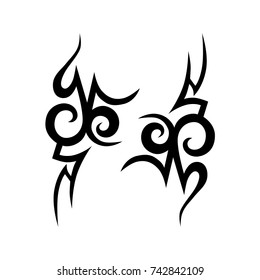 Tattoos Ideas Designs Tribal Tattoo Pattern Stock Vector (Royalty Free ...