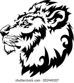 Tattoos lions.vector