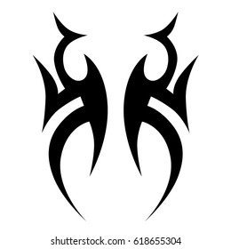 Tattoos tribal vector designs. 