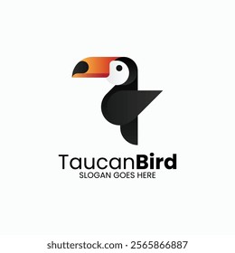 Taucan Bird Gradient Colorful Logo