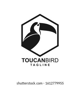 taucan logo vector design icon silhouette