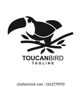 taucan logo vector design icon silhouette