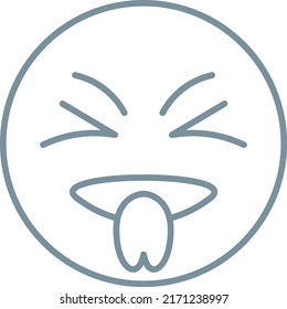 Taunt vector icon. Can be used for printing, mobile and web applications.