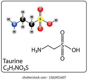 Taurine Molecule Structure