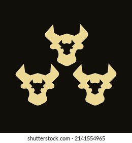 TAURUS animal cow vector logo  