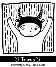 Taurus black and white
