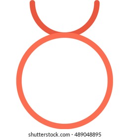 taurus flat icon
