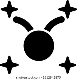 Taurus Glyph Icon Vector Design