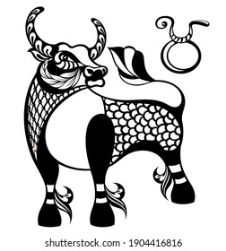 Taurus horoscope sign in twelve zodiac 