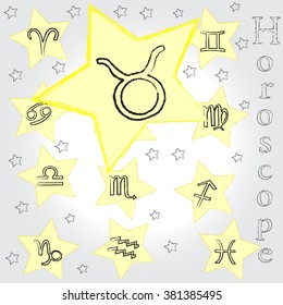 Taurus . Horoscope . Zodiac .