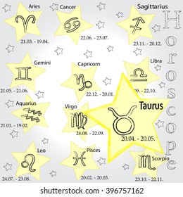 Taurus . Horoscope . Zodiac .