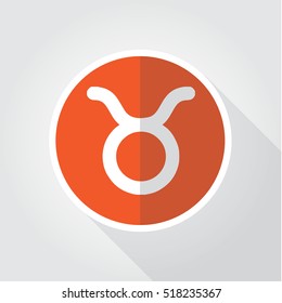 Taurus Icon Design Illustration Template Element
