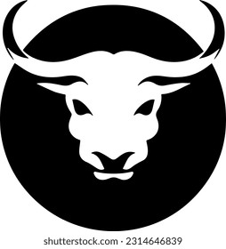 Taurus icon. EPS 10 illustration
