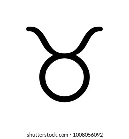 Taurus Icon. Horoscope Icon