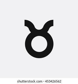 Taurus Icon Illustration Isolated Vector Sign Symbol