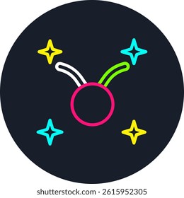Taurus Line Multi Colour Circle