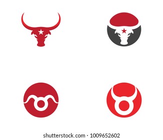 Taurus Logo Template vector icon illustration design