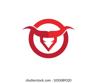 Taurus Logo Template vector icon illustration design