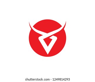 Taurus Logo Template vector icon illustration design