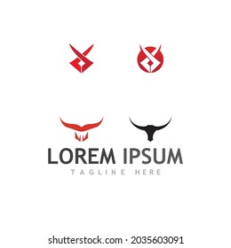 Taurus Logo Template vector icon illustration design