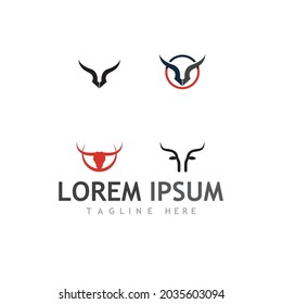 Taurus Logo Template vector icon illustration design