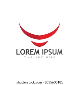 Taurus Logo Template vector icon illustration design