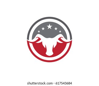 Taurus Logo Template vector icon illustration