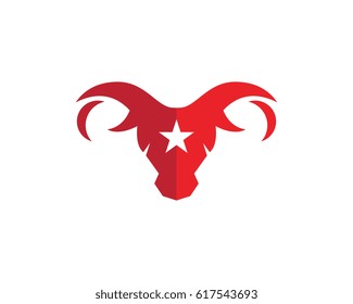 Taurus Logo Template vector icon illustration