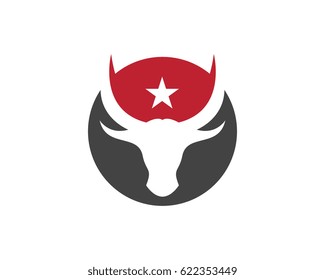 Taurus Logo Template vector icon illustration