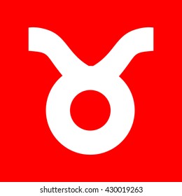 Taurus sign illustration