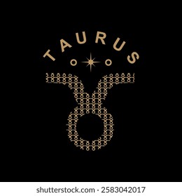 Taurus Unique Zodiac Sign Design for Astrology Lovers | Custom Horoscope Art