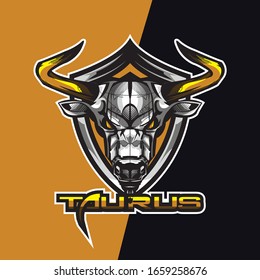 Taurus Zodiac Esport Logo And Mascot Game