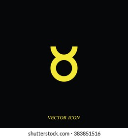 Taurus zodiac sign.